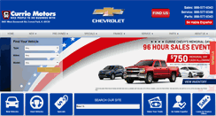 Desktop Screenshot of curriechevy.com